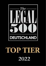 The Legal 500 - Top Tier 2022